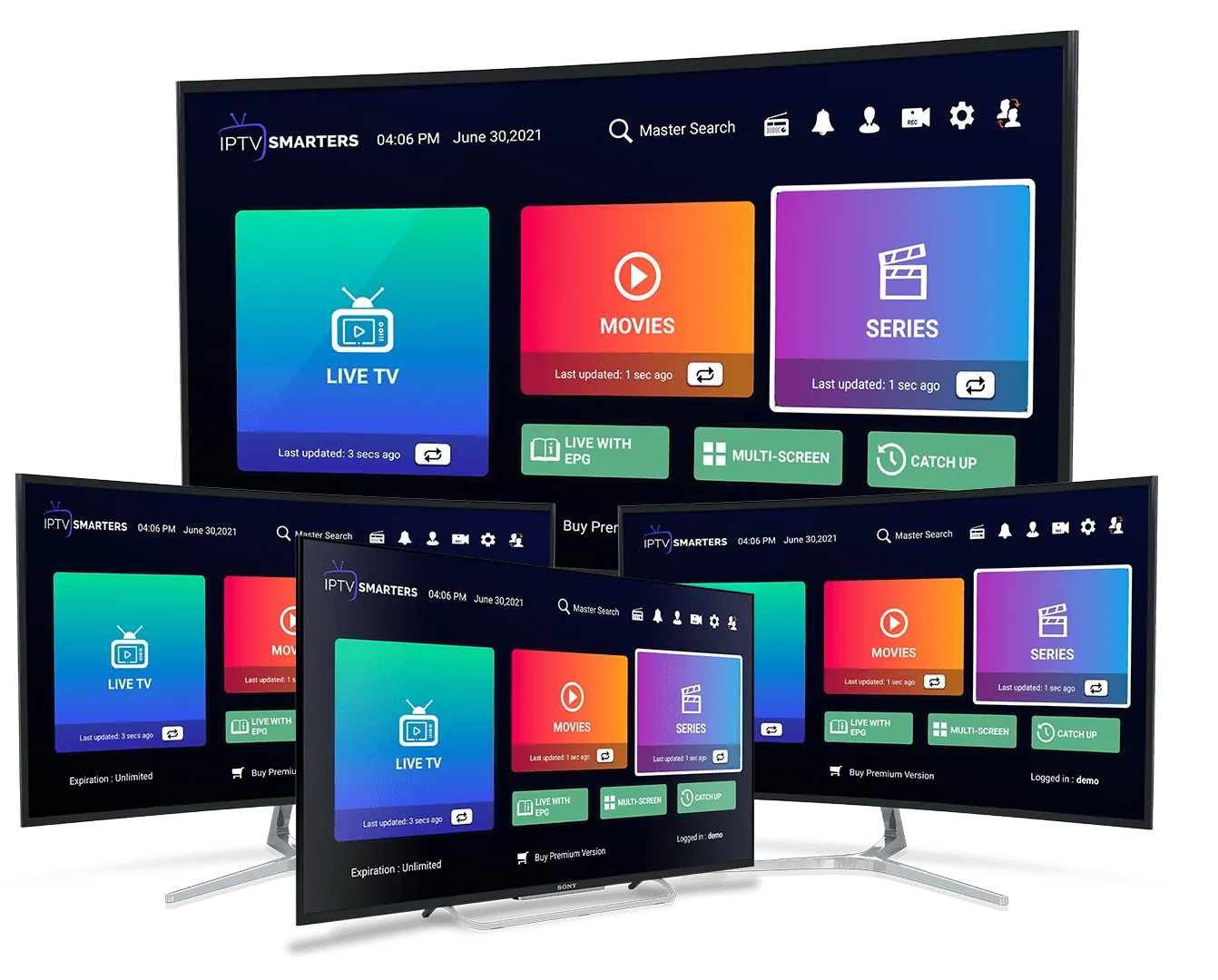 Interface IPTV Premium Voir TV